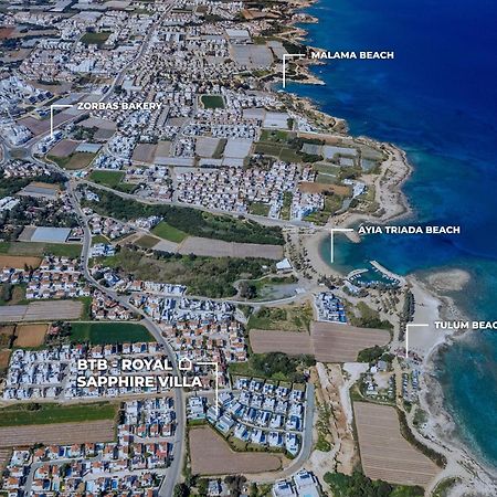 By The Beach - Royal Sapphire Villa Protaras Exterior photo